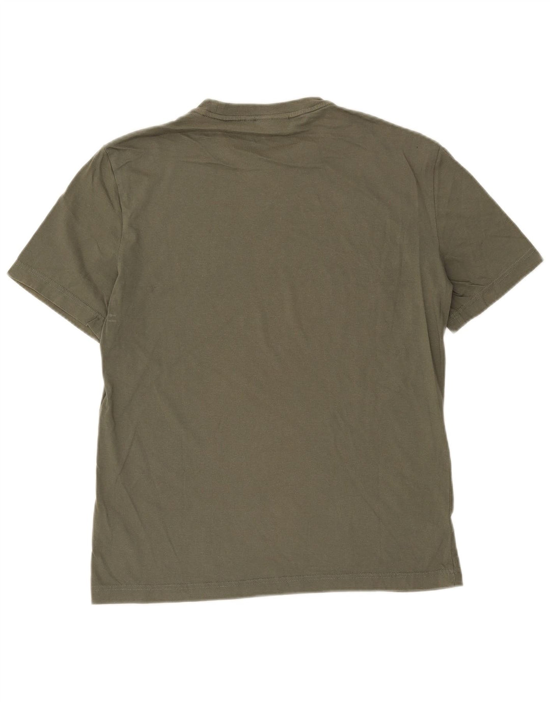 Maglietta grafica da uomo Calvin Klein Top in cotone kaki medio