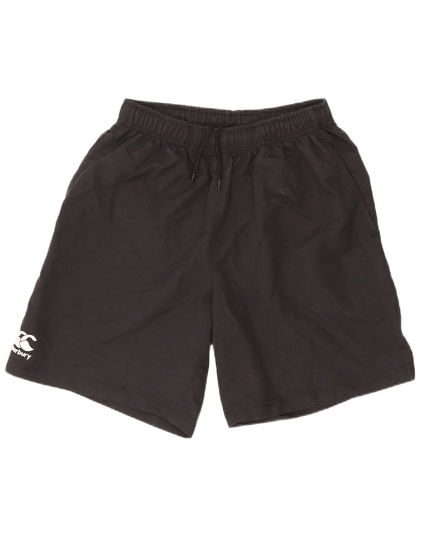 Canterbury Mens Sport Shorts Small Black Polyester