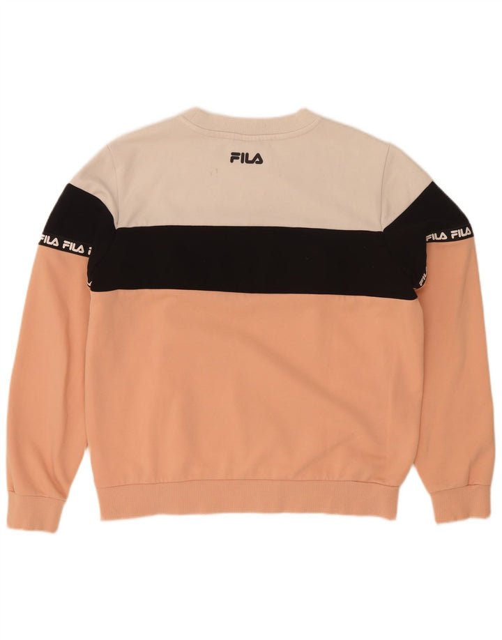Damska bluza z grafiką Fila, UK 14, średnia, wielobarwna