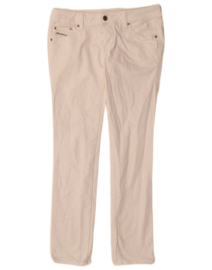 Diesel Womens Cuddy Slim Jeans W28 L29 White Cotton