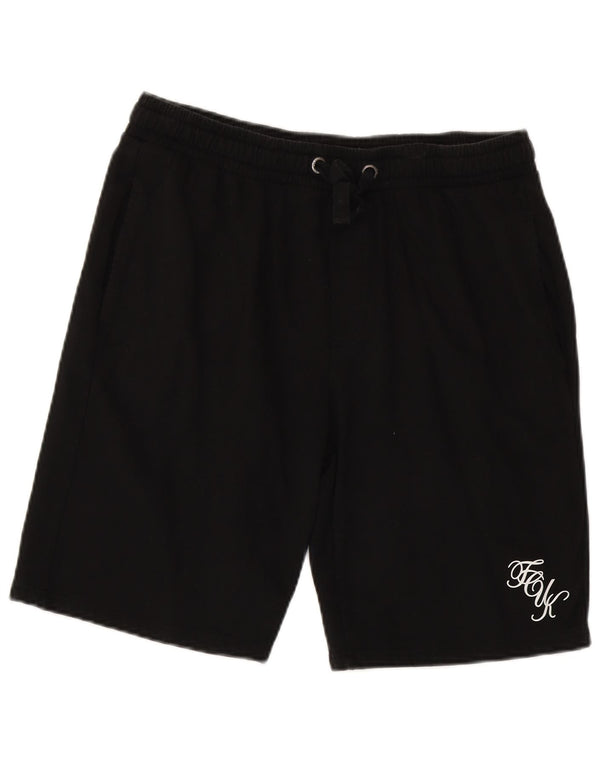 Pantaloncini sportivi da uomo French Connection XL in cotone nero