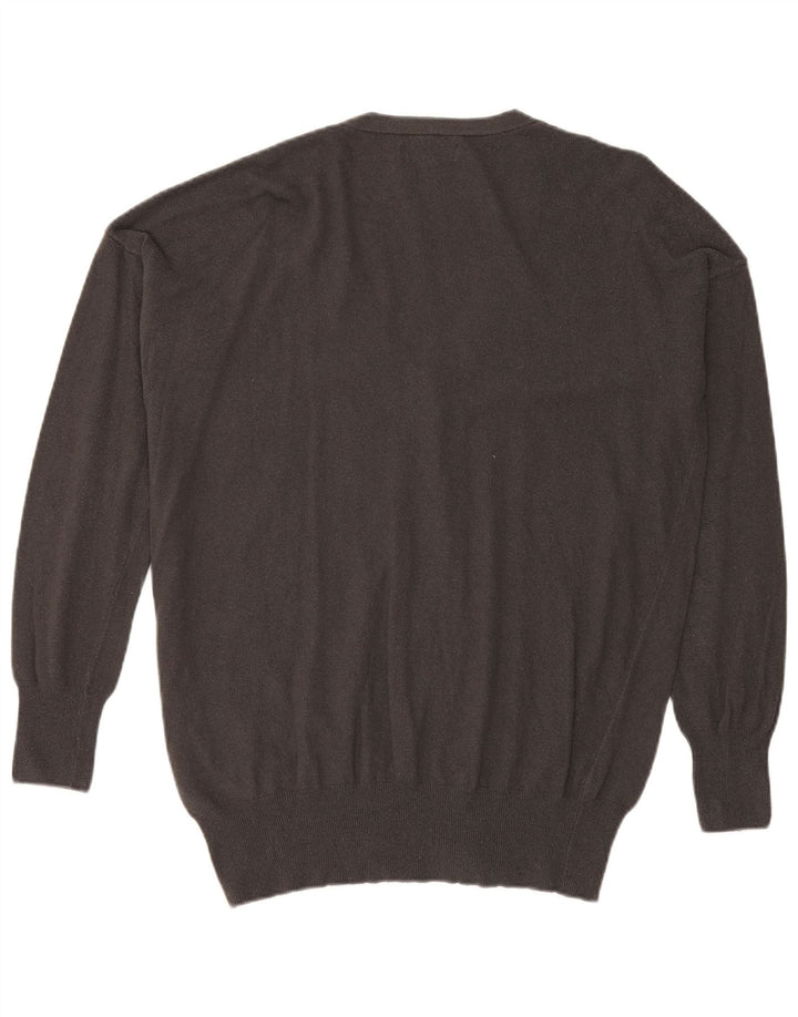 Trussardi Herre Cardigan Sweater XL Grå Viscose