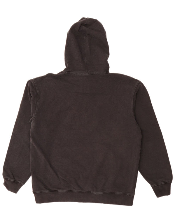 Felpa con cappuccio grafica da uomo Adidas, cotone medio nero