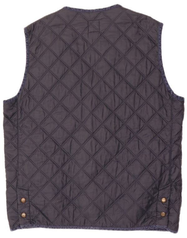 Marina Yachting Mens Quilted Gilet IT 56 3XL Navy Blue Polyamide