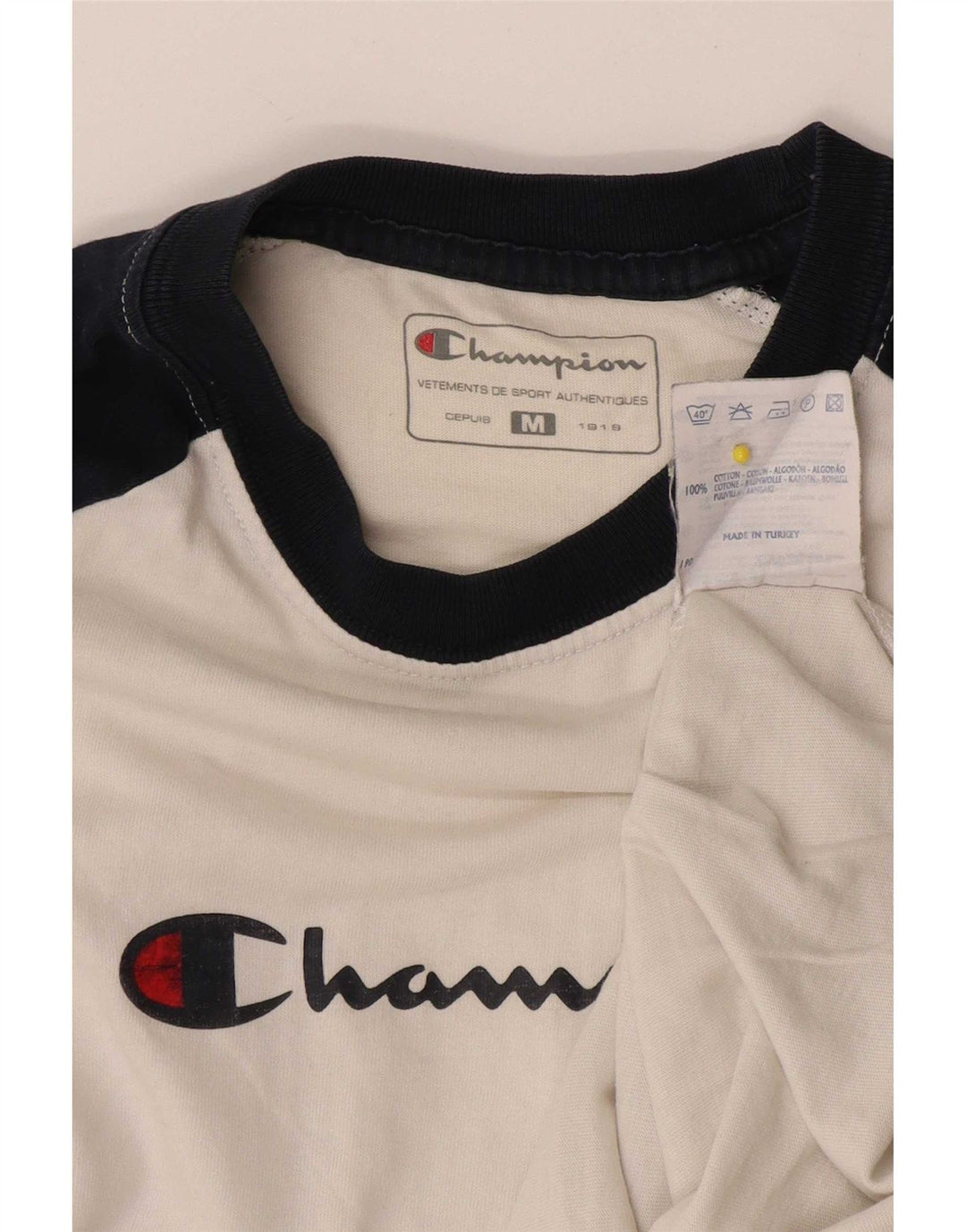 Champion Heritage Grafisk Top Langærmet Medium White Colourblock