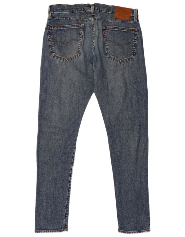 Levi's Mens 519 Skinny Jeans W33 L32 Blue Cotton