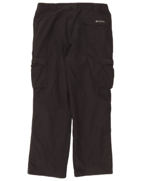 Mountain Warehouse Pantalon Cargo Droit Homme W34 L30 Noir Polyester