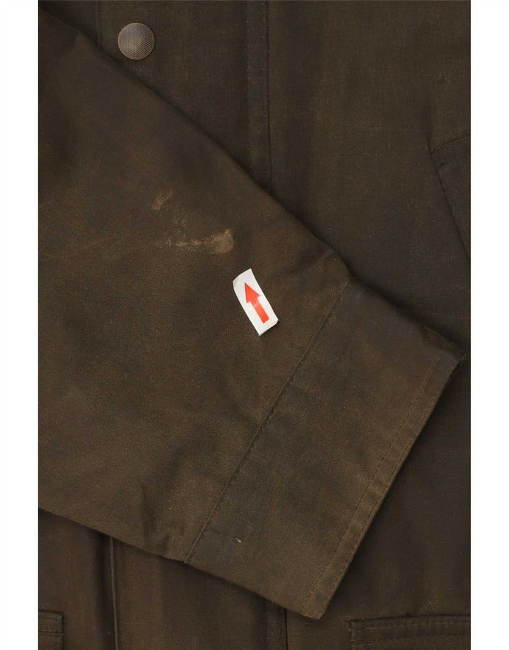 Marks & Spencer Chaqueta de algodón encerado para hombre UK 38 Medium Khaki