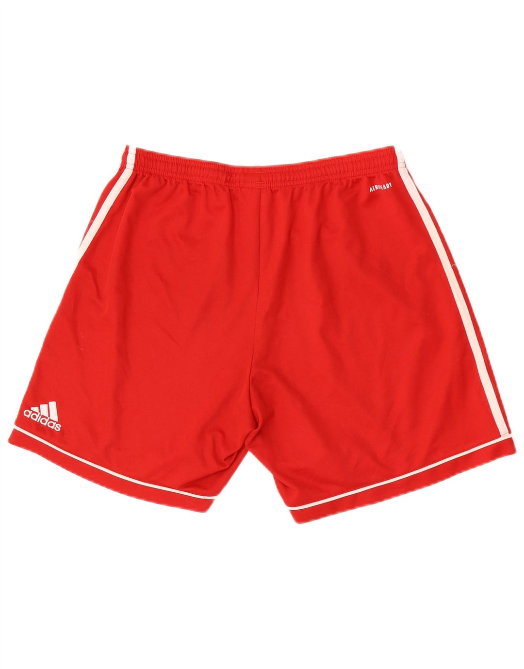Adidas Mens Graphic Regular Sport Shorts Medium Red Polyester Sports