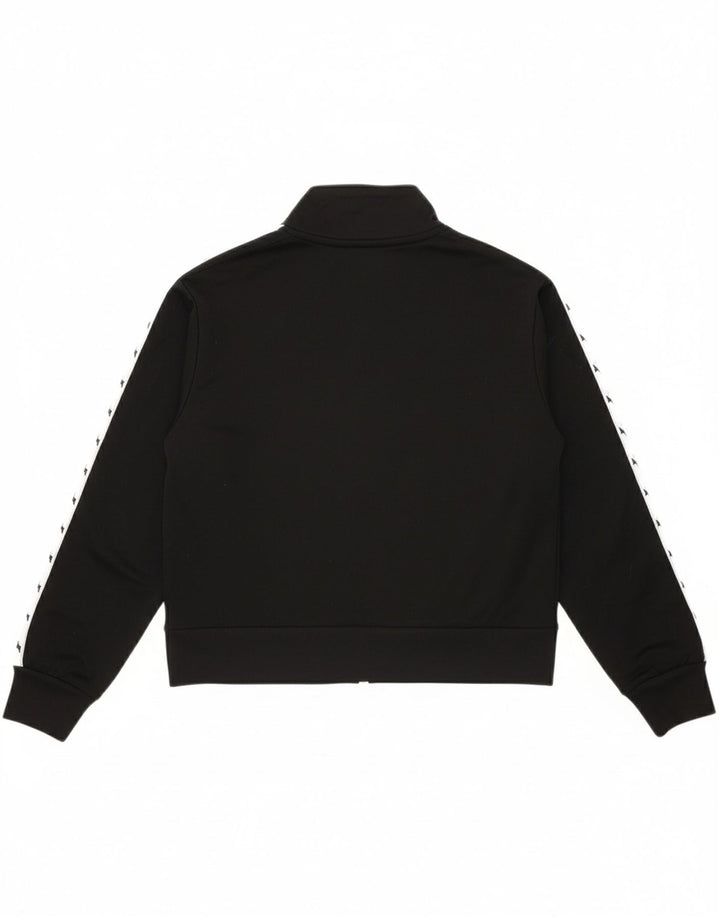 CONVERSE Girls Graphic Tracksuit Top Jacket 12-13 Years Large  Black