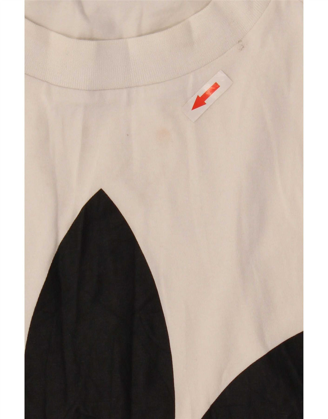 Adidas Womens Graphic Vest Top UK 12 Medium White Cotton