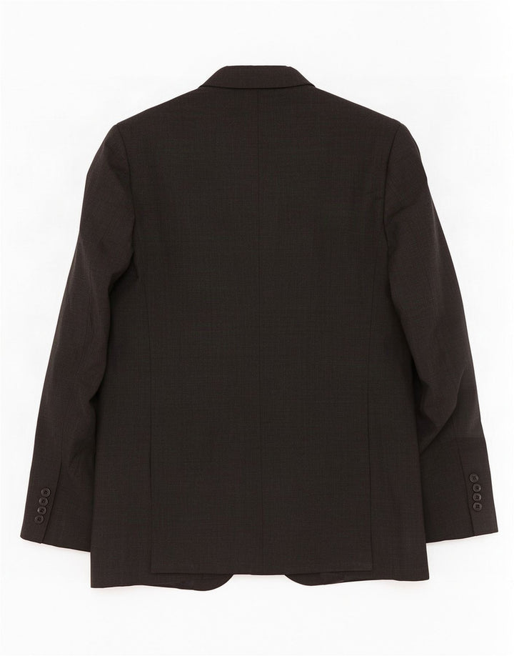 Jaqueta blazer masculina de 2 botões Marks & Spencer tamanho 38 lã cinza médio