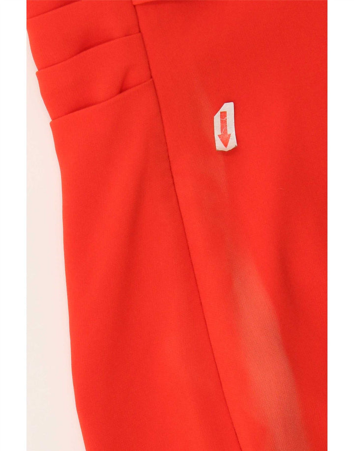 Coast Womens Sleeveless Sheath Dress UK 12 Medium Red Triacetate