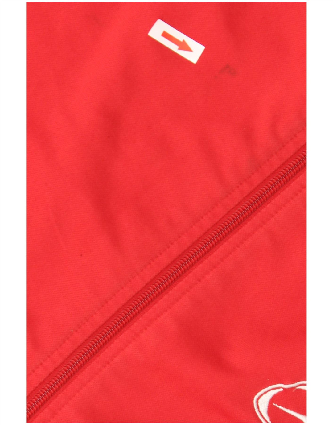 Nike Veste de survêtement pour homme UK 35/37 Petit Rouge Colorblock Polyester