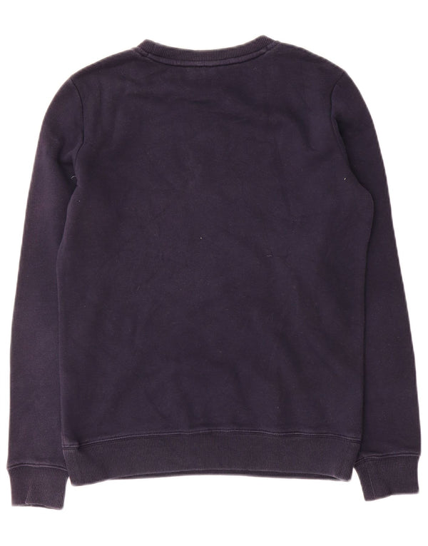 Tommy Hilfiger Mens Graphic Sweatshirt Jumper XS Navy Blue Cotton