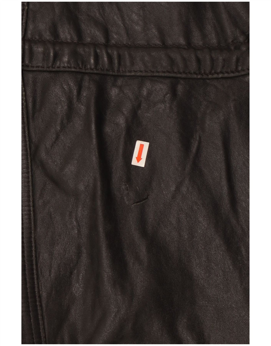 Vintage Mens Leather Jacket UK 44 2XL Black Leather