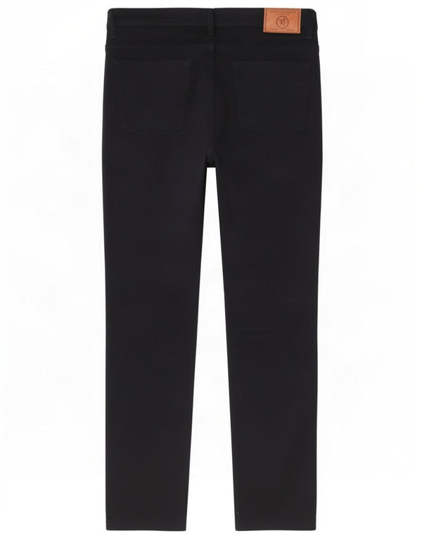Trussardi Damen-Freizeithose, schmal, W32, L27, marineblau, Baumwolle
