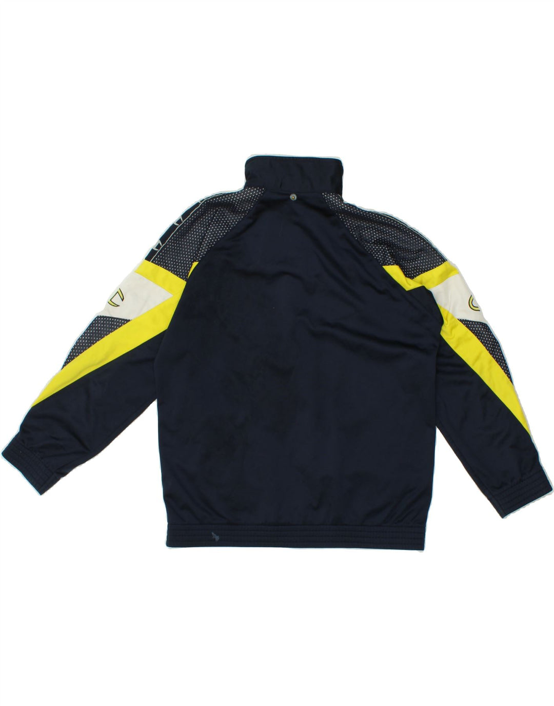 CHAMPION Boys Tracksuit Top Jacket 11-12 Years Navy Blue Colourblock Vintage Champion and Second-Hand Champion from Messina Hembry 