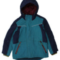 TED BAKER Boys Hooded Windbreaker Jacket 8-9 Years Blue Colourblock Nylon Vintage Ted Baker and Second-Hand Ted Baker from Messina Hembry 