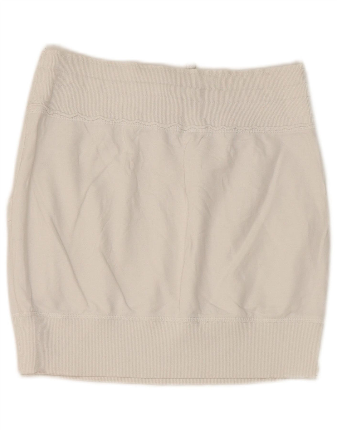 Benetton Womens Mini Skirt UK 12 Medium White