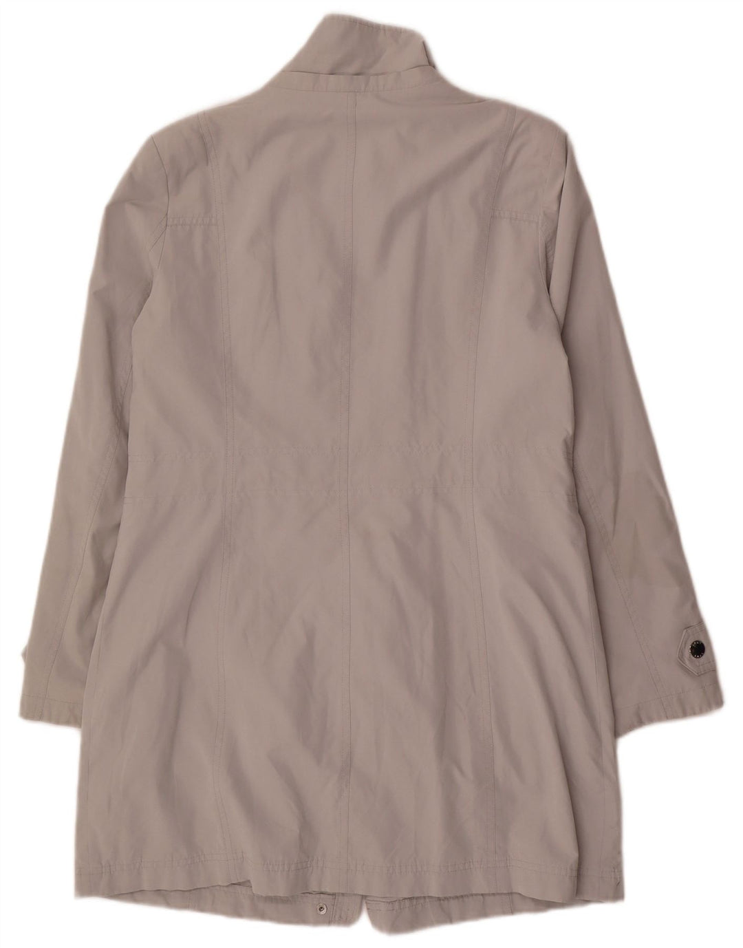 Dkny Damen Trenchcoat UK 14 Mittelgraues Polyester