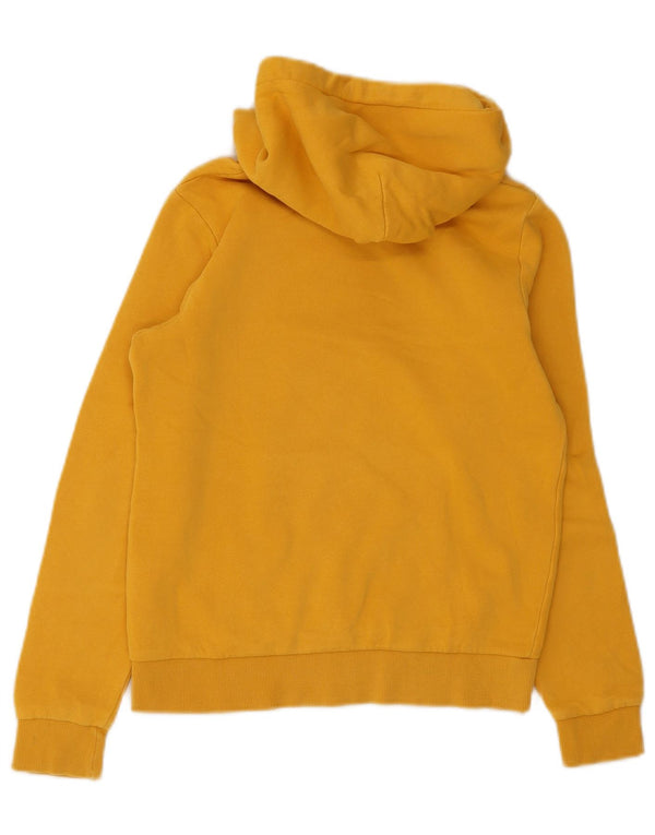 Jack & Jones Boys Graphic Hoodie Jumper 11-12 Years Yellow Cotton