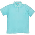 FILA Mens Polo Shirt IT 50 Medium Turquoise Cotton | Vintage Fila | Thrift | Second-Hand Fila | Used Clothing | Messina Hembry 