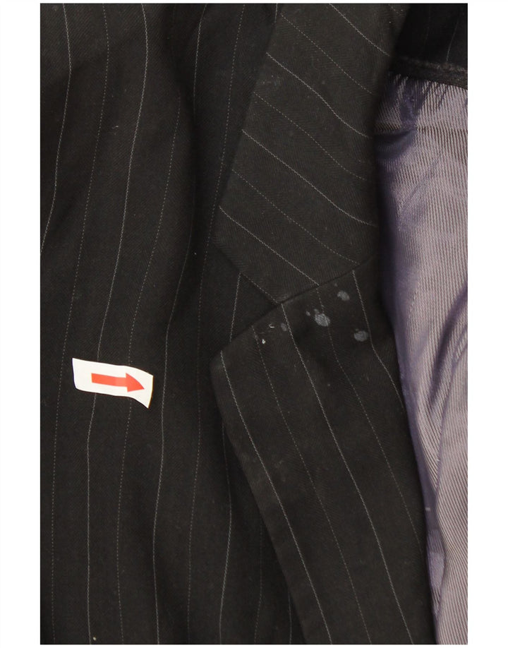 Marks & Spencer Dame 1-knaps blazerjakke UK 20 2XL Grå nålestribe