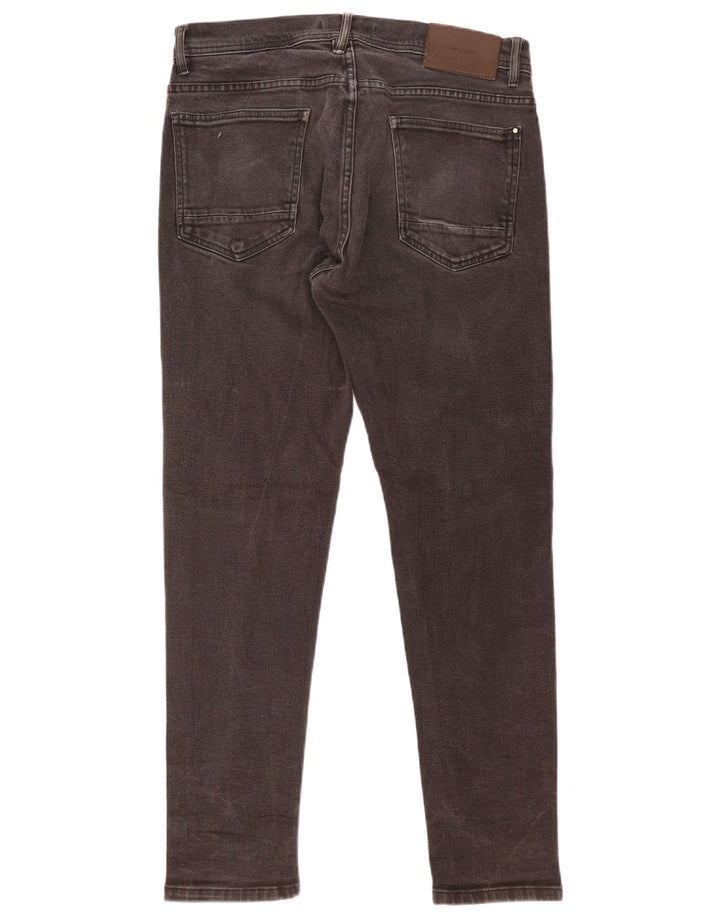 Zara Mens Slim Jeans EU 46 XL W36 L30 Black