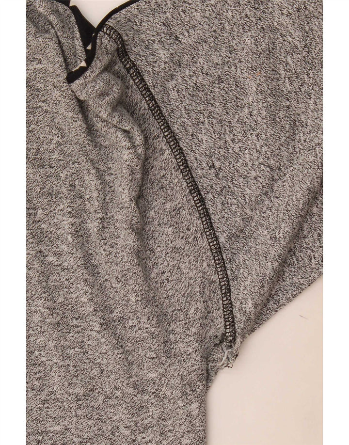 Arena Mens Graphic T-Shirt Top Large Grey Colourblock