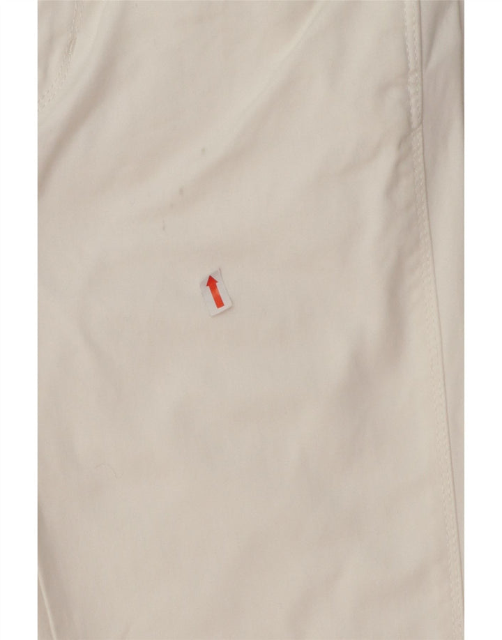GUESS Womens Slim Capri Trousers W27 L23 White Cotton Vintage Guess and Second-Hand Guess from Messina Hembry 