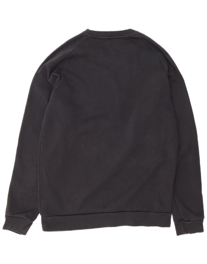 Felpa ADIDAS da uomo maglione grande in cotone nero