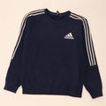 Adidas Mens Sweatshirt Jumper Large Navy Blue
