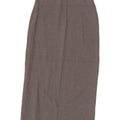 Zara Womens High Waist Midi Skirt Medium W28 Grey Polyester