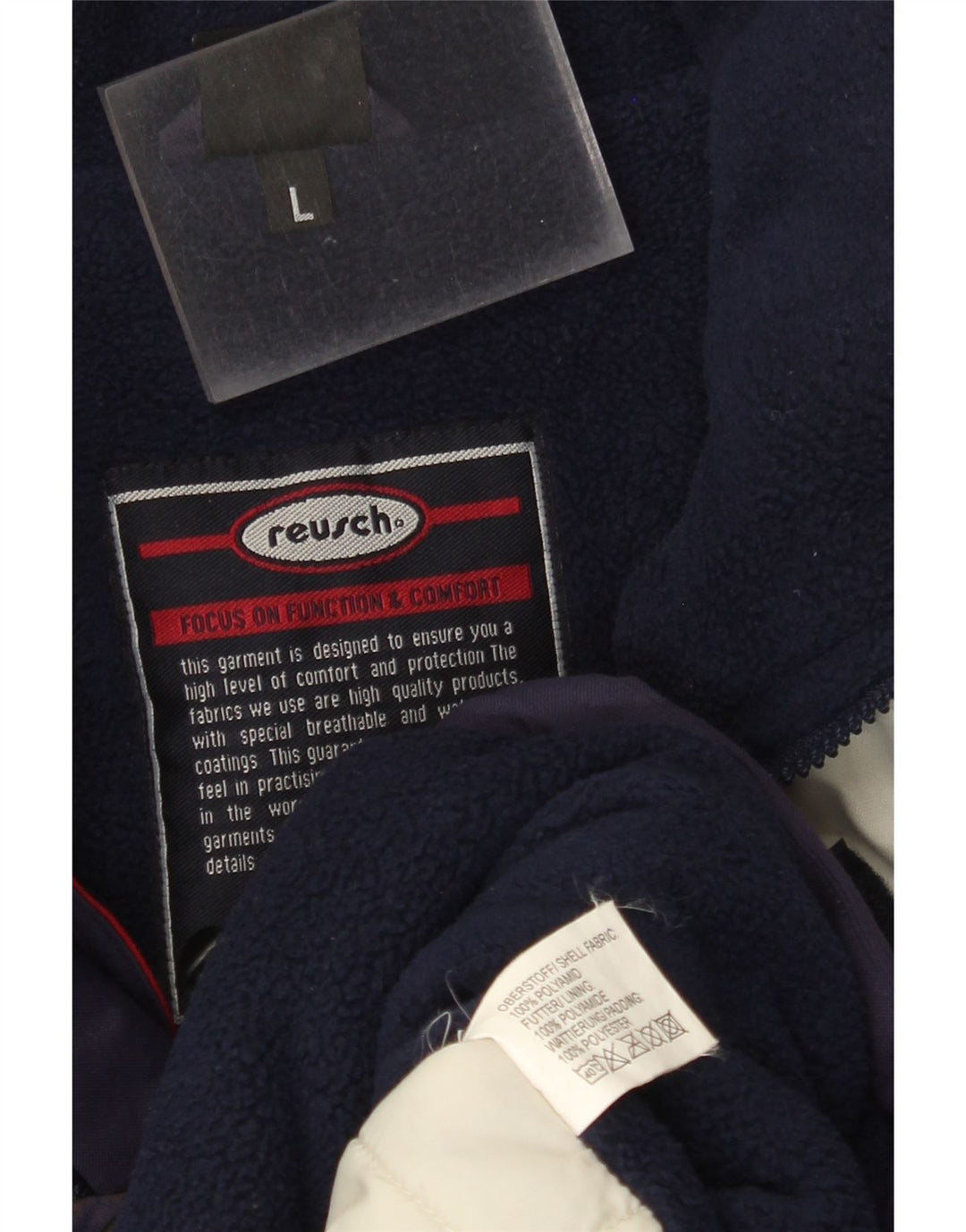 Reusch Veste Coupe-Vent Homme UK 40 Large Bleu Marine Polyamide