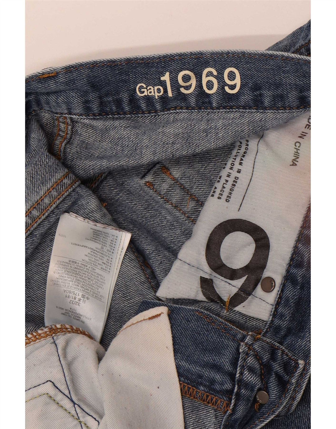 Gap Mens Slim Jeans W32 L32 Blue Cotton