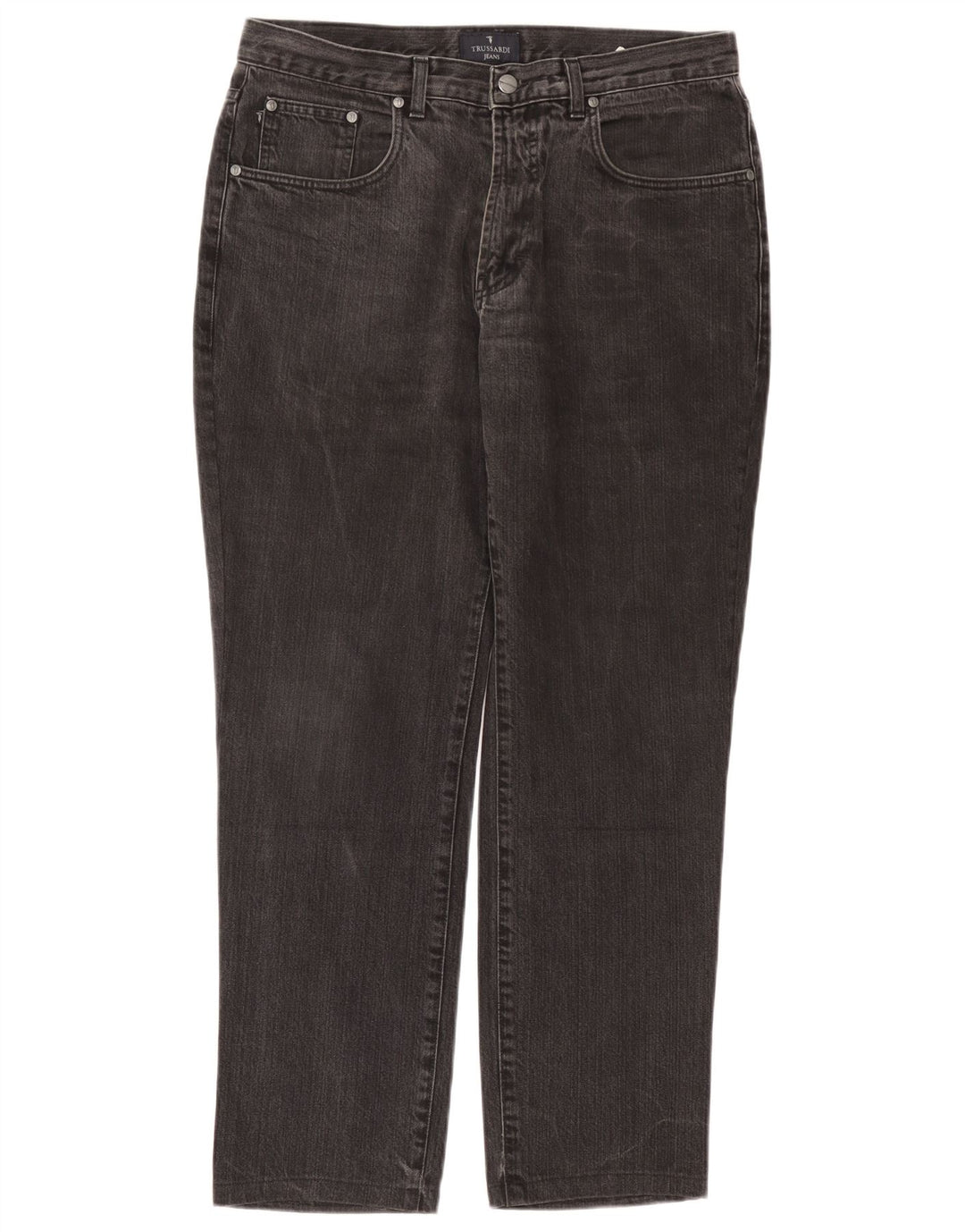 Trussardi Mens Straight Jeans W34 L29 Grey