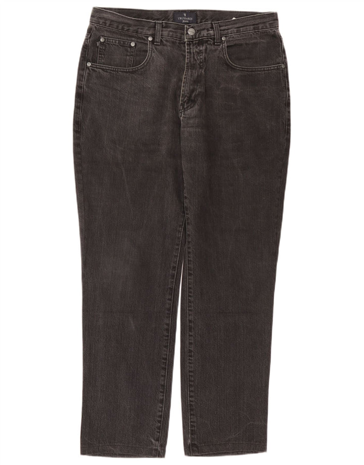 Trussardi Mens Straight Jeans W34 L29 Grey