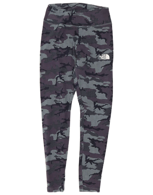 The North Face Leggings para mujer Reino Unido 12 Algodón de camuflaje azul marino mediano