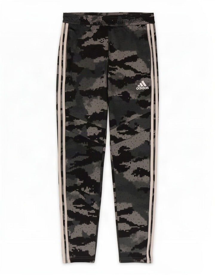Adidas Mens Tracksuit Trousers Small Grey Camouflage Polyester