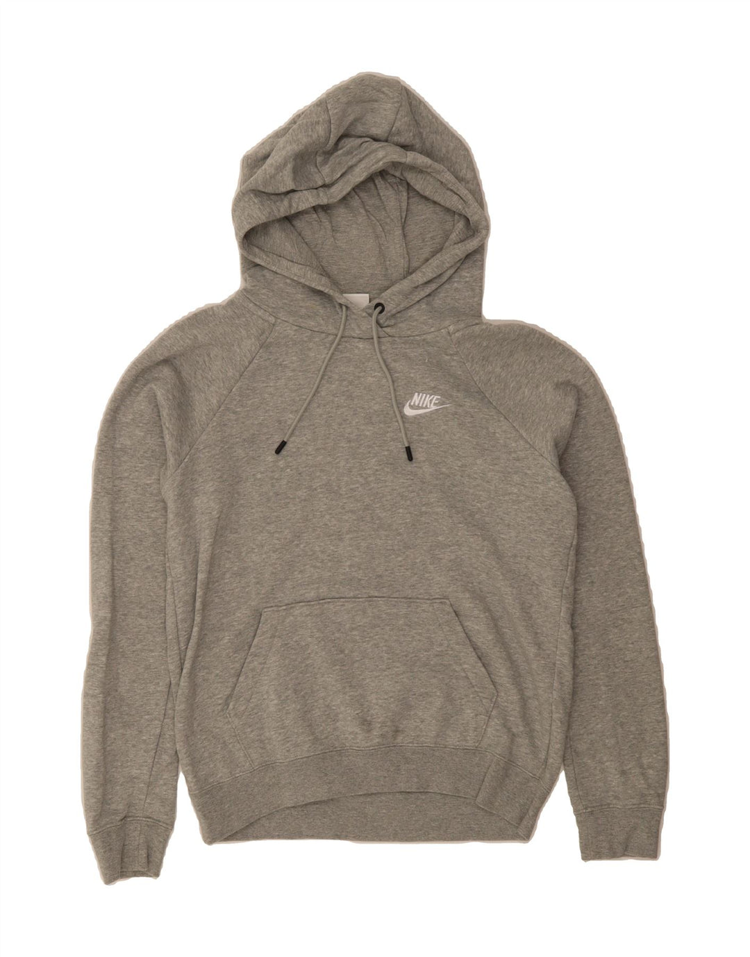 NIKE Womens Oversized Hoodie Jumper UK 6 XS Grey Vintage Nike and Second-Hand Nike from Messina Hembry 