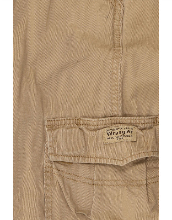WRANGLER Mens Cargo Shorts W42 2XL Beige Cotton Vintage Wrangler and Second-Hand Wrangler from Messina Hembry 