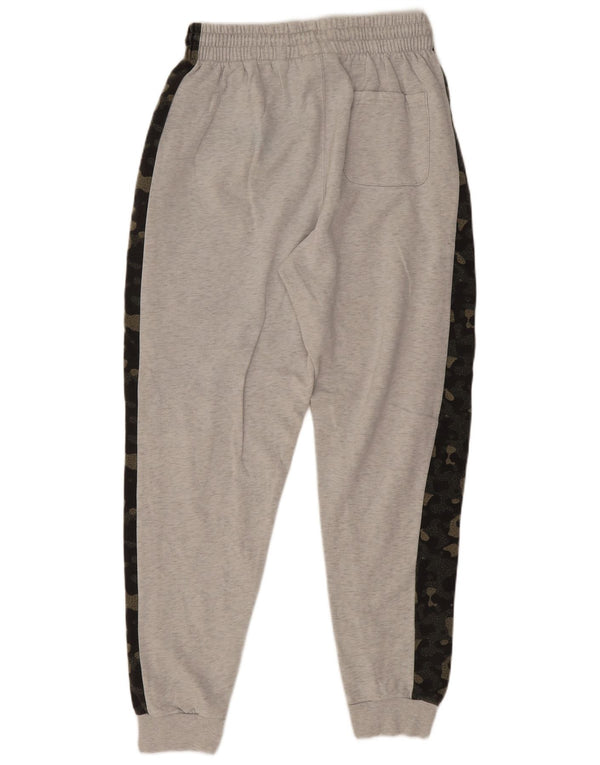Fila Mens Tracksuit Trousers Joggers Medium Grey Camouflage Cotton