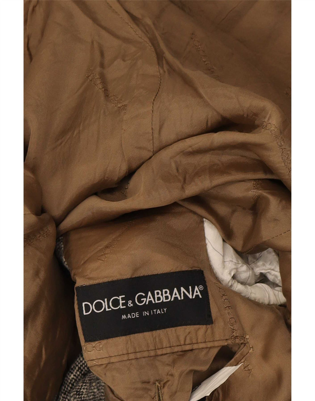 Dolce & Gabbana Herren 1-Knopf-Blazerjacke IT 52 XL Grau gefleckte Wolle