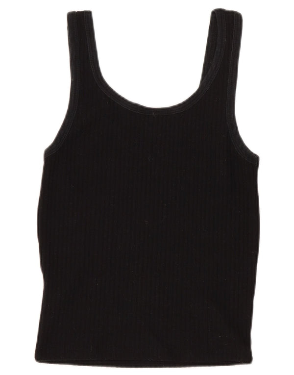 Topshop Womens Cami Top UK 8 Small Negru Poliester