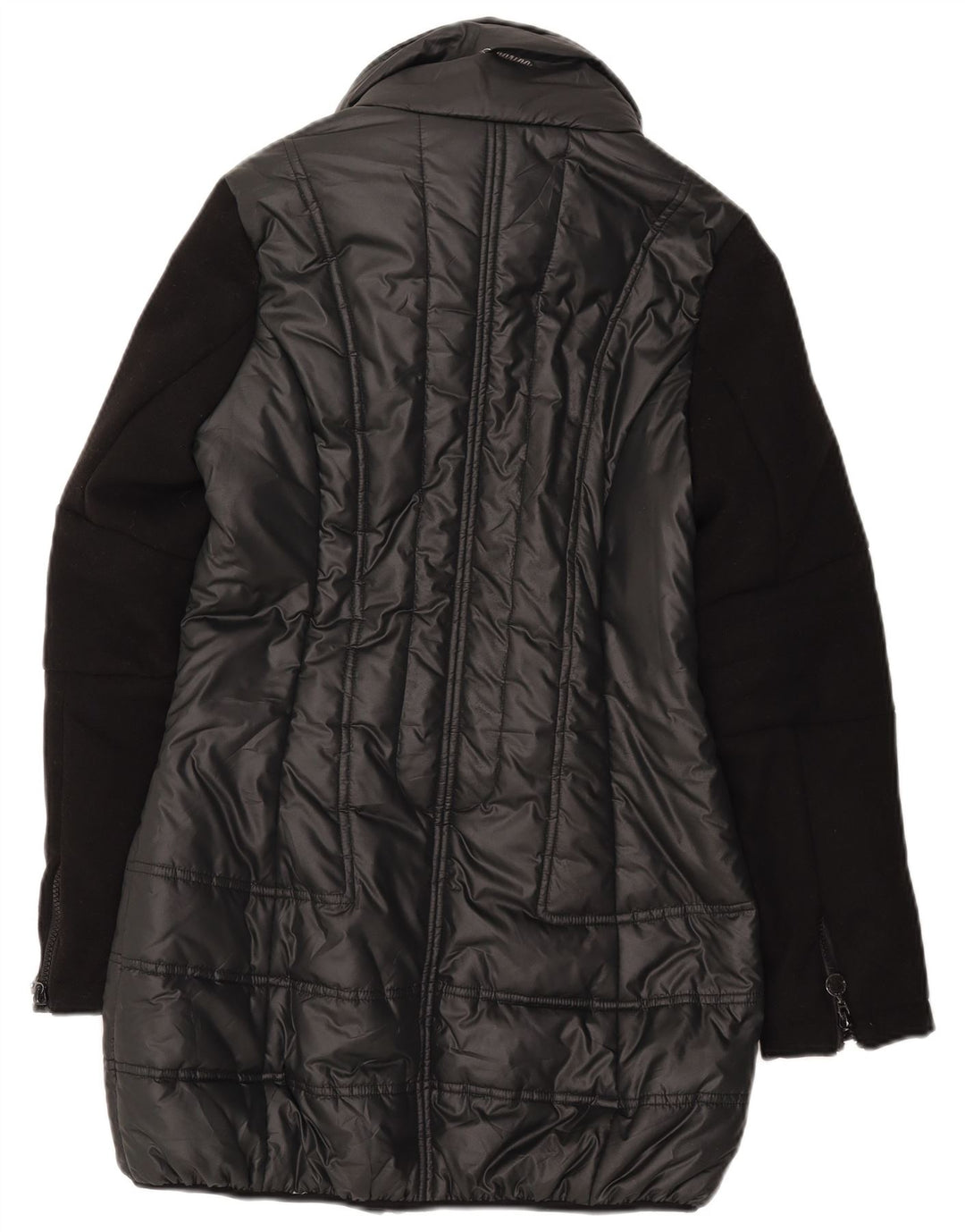 Fornarina Womens Padded Coat UK 10 Small Black Polyester