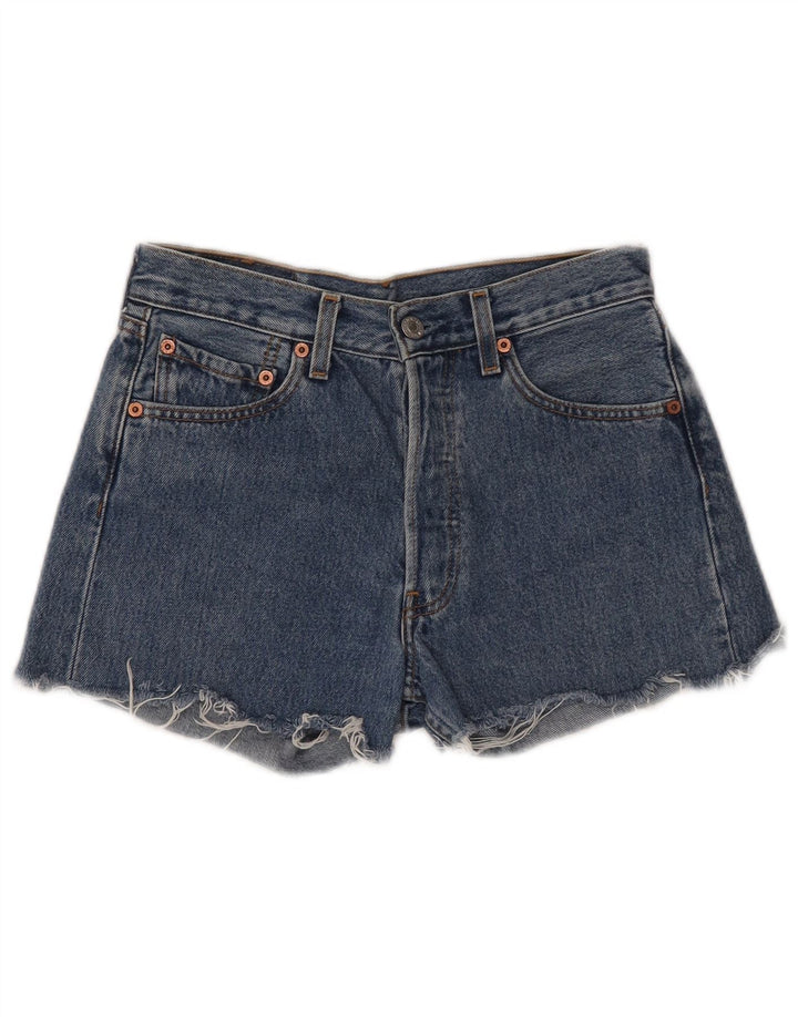 Damskie spodenki jeansowe LEVI'S 501 W28 w kolorze średnioniebieskim