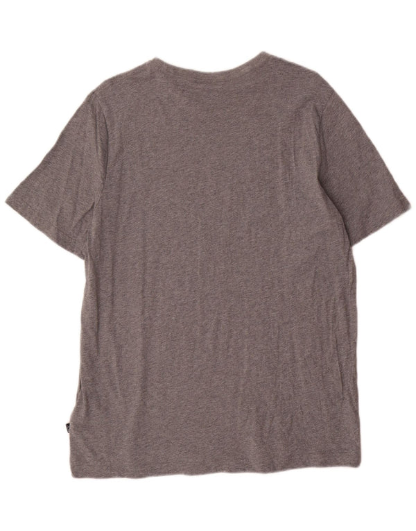 Puma T-Shirt Graphique Homme Large Gris Moucheté Coton