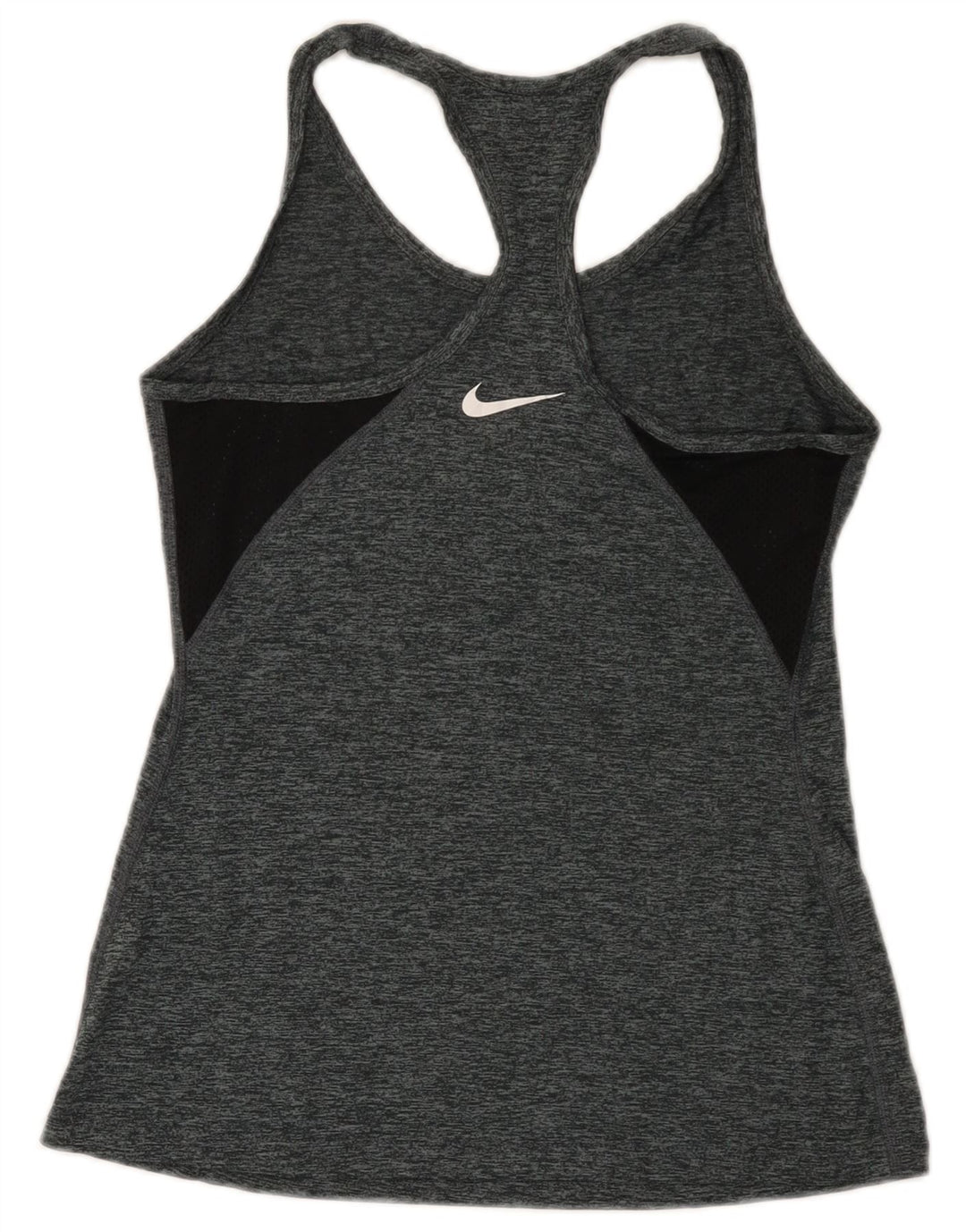 Nike Ženski Dri Fit Vest Top UK 8 Mali sivi flekasti poliester
