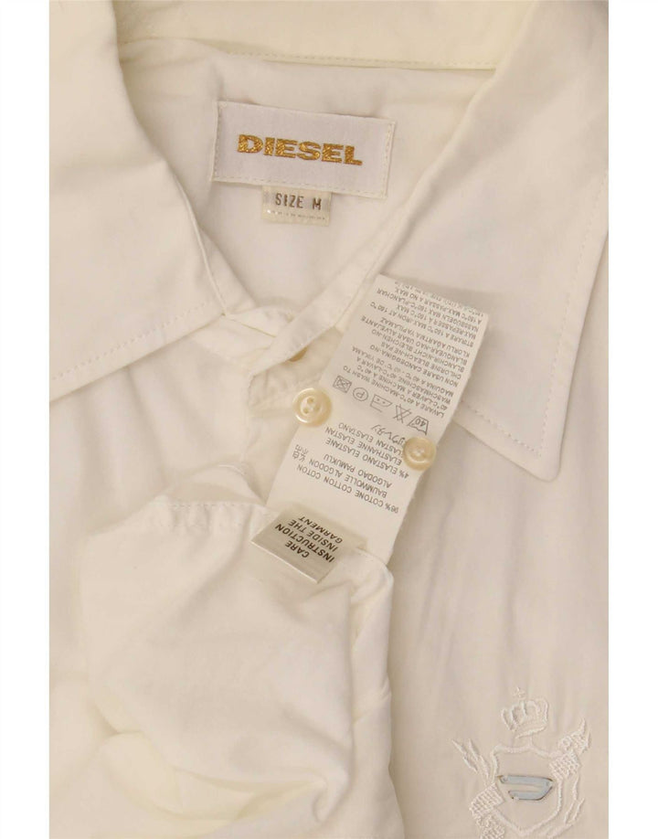 Diesel Herreskjorte Medium Hvid Bomuld